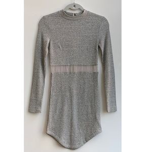 Rumor Boutique Grey Bodycon Dress